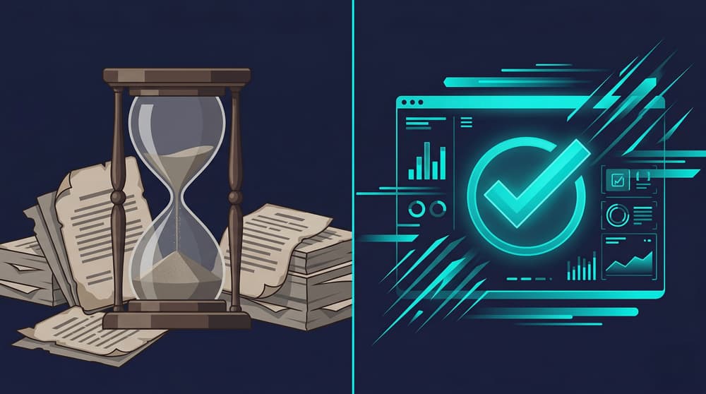Side-by-side comparison of verification approaches